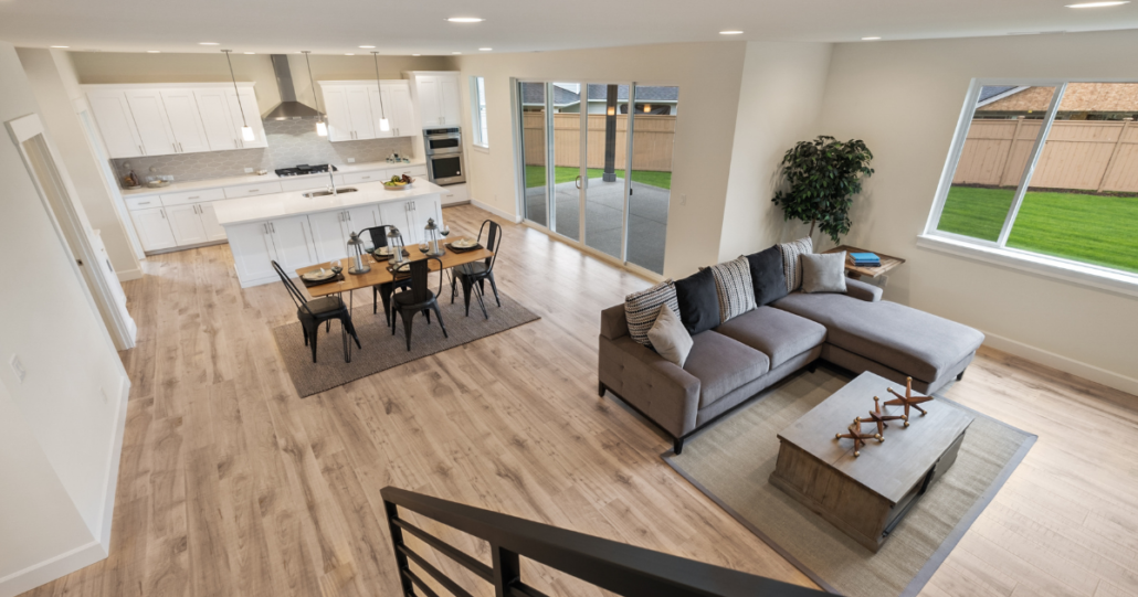 The Liam home layout in Elk Run at Chinook Meadows, a Soundbuilt community. 