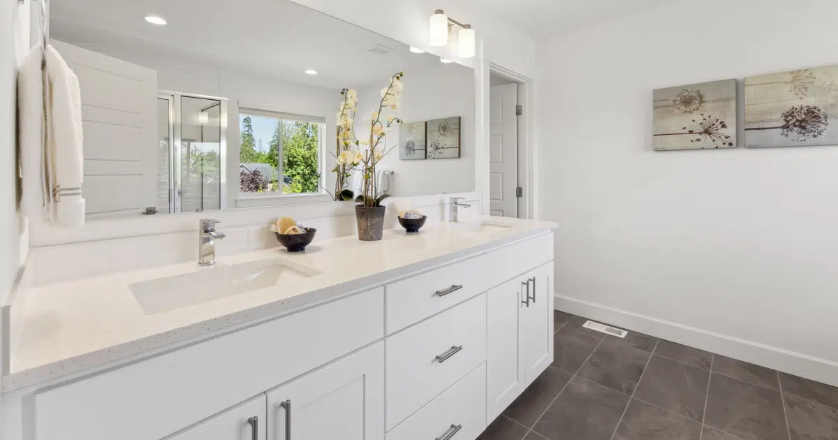 Luxurious Soundbuilt bathroom with high-quality fixtures.